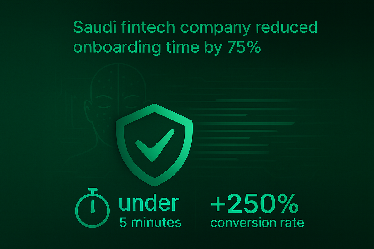شركة تقنية مالية سعودية تخفض وقت تسجيل العملاء بنسبة 75% بالمصادقة الذكية